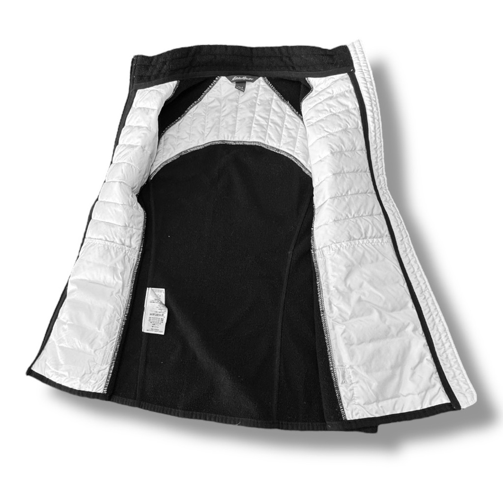 Eddie Bauer Emberlite Hybrid Vest White Black Stretch 100g Thermafill Women’s S - Picture 9 of 11